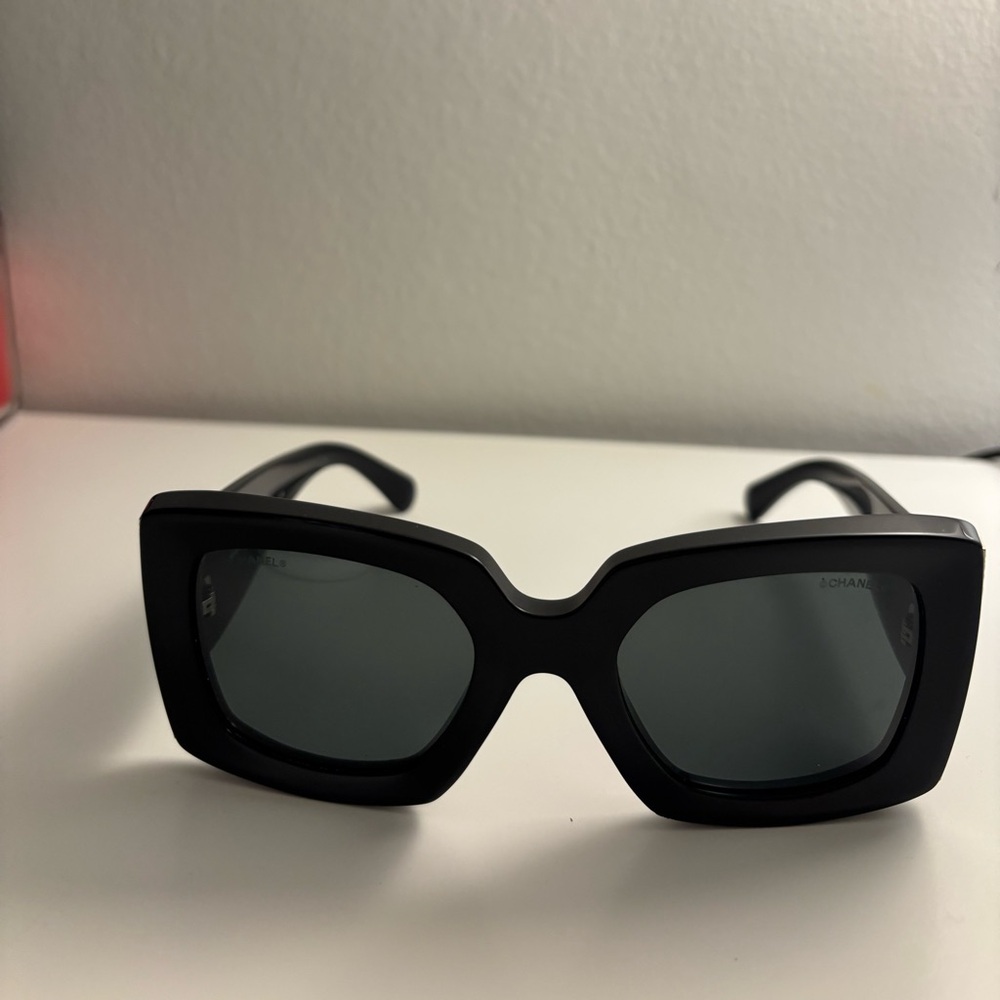 Hardly worm Chanel glasses